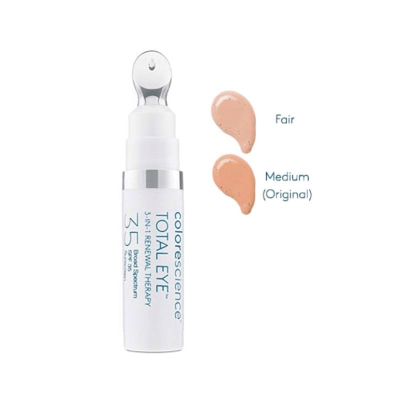 COLORESCIENCE Total Eye ™ 3-в-1 (Medium) 7 мл - Крем для області навколо очей SPF 35 - фото №1